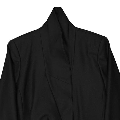 Balenciaga Asymmetric Belted Wool Jacket