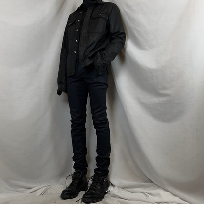 RAF by Raf Simons Waxed Skinny Jeans