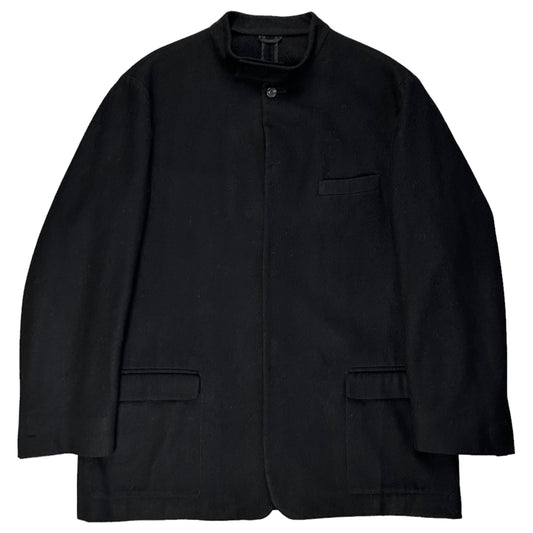 Prada Unlined Velcro Closure Wool Jacket