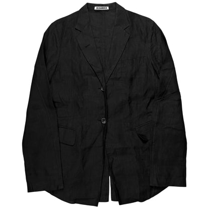 Jil Sander by Raf Simons Mandarin Linen Blazer - 00s