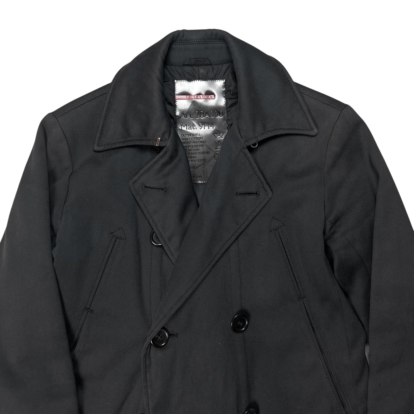 Prada Sleeve Strap Caban Jacket - 2000s