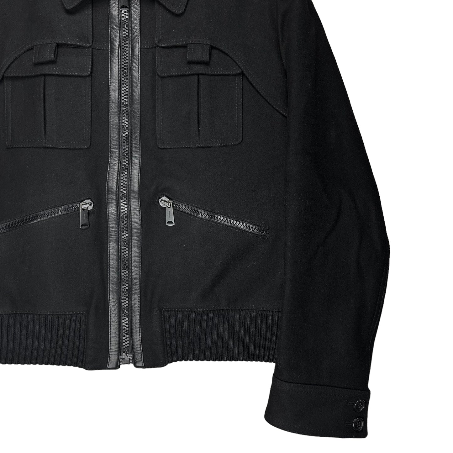Dior Homme Panel Layer Wool Bomber Jacket - AW06