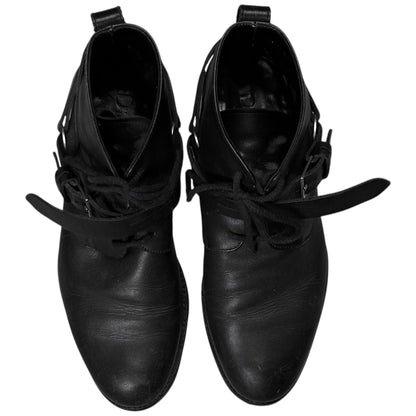 Dior Homme Harness Dual Strap Mid Top Boots - AW11