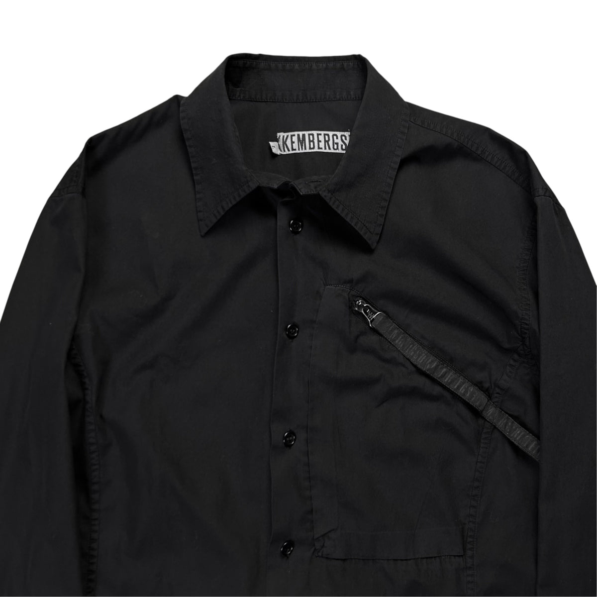 Dirk Bikkembergs Chest Zip Strap Shirt