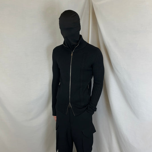 Dirk Bikkembergs Ribbed Multi Zip Sweater - AW08