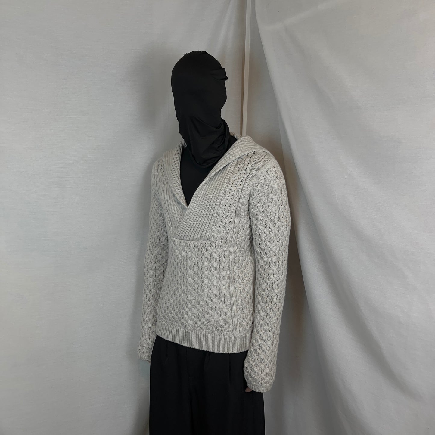 Gucci by Frida Giannini Shawl Collar Cable Knit - AW10