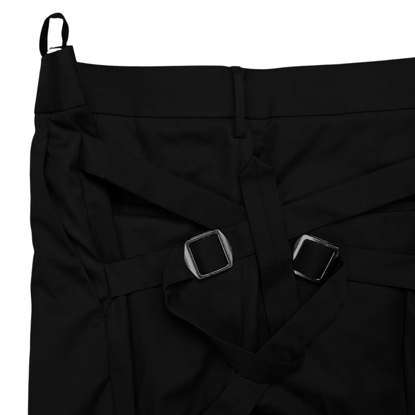 Helmut Lang Bondage Strap Gabardine Shorts - SS24