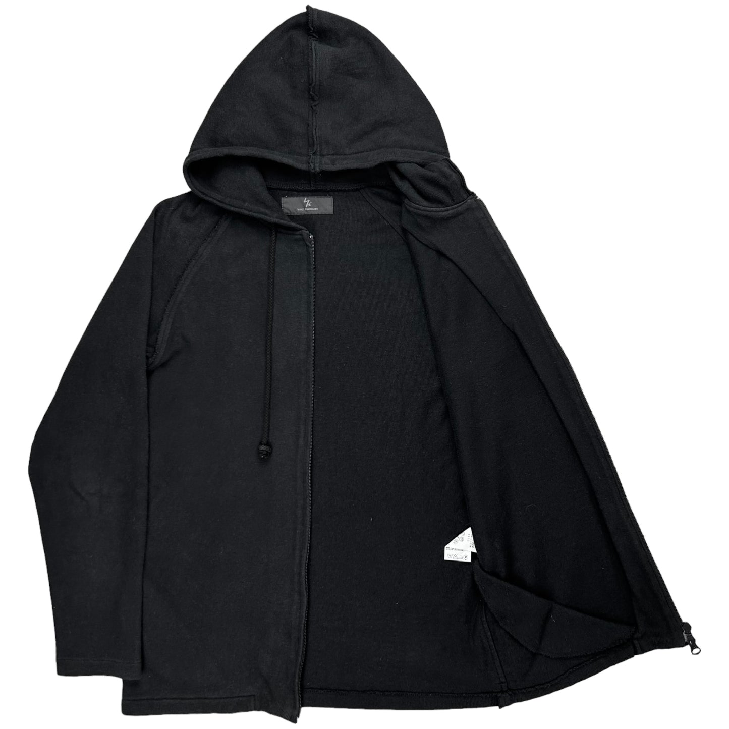 Ys Yohji Yamamoto Inside Out Zip Hoodie