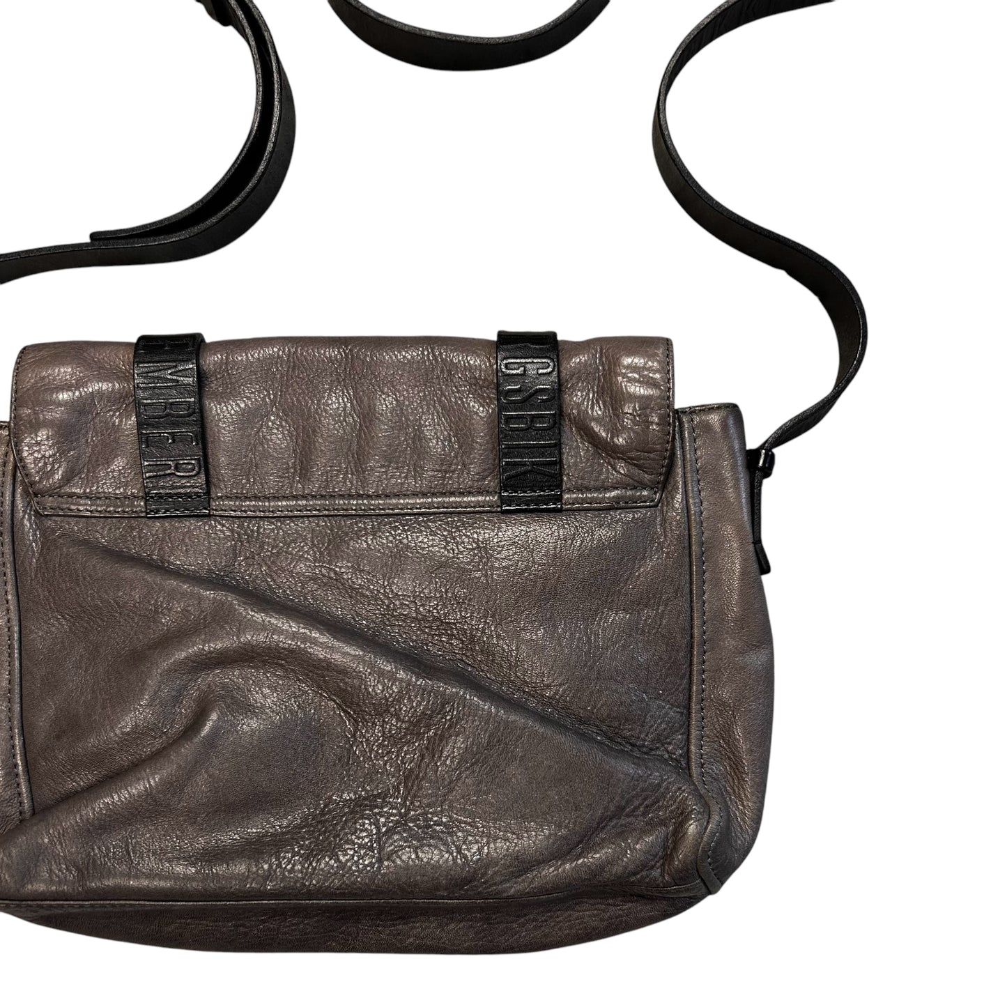 Dirk Bikkemberg Double Belted Leather Bag