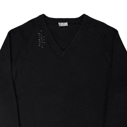 Dior Homme Embellished V-Neck Sweater - AW05