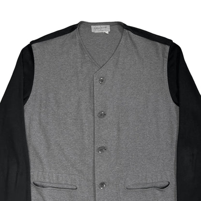 Yohji Yamamoto Pour Homme Collarless Button Jacket