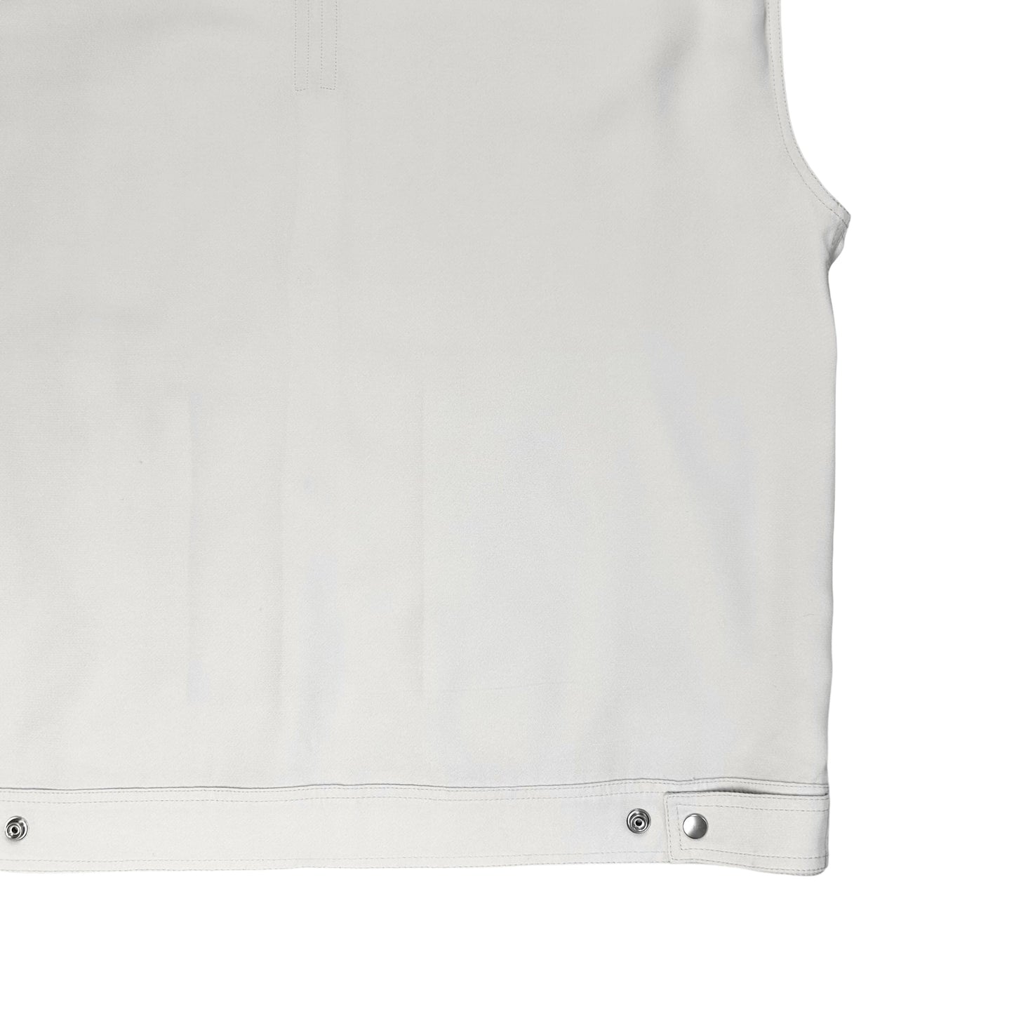 Rick Owens Jumbo Crepe Vest Oyster - SS21