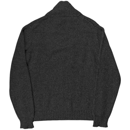 Dior Homme Front Cable Knit Yak Sweater - AW11