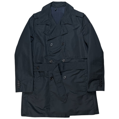 Dior Homme Back Panel Silk Trench Coat - SS08