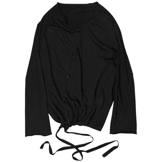 Y‘s by Yohji Yamamoto Asymmetric Cinch Strap Cardigan