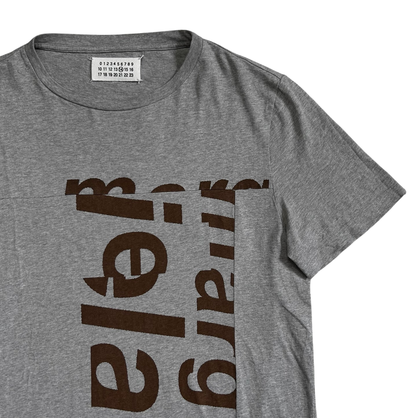 Maison Margiela Deconstructed Patchwork Logo T-Shirt - SS17