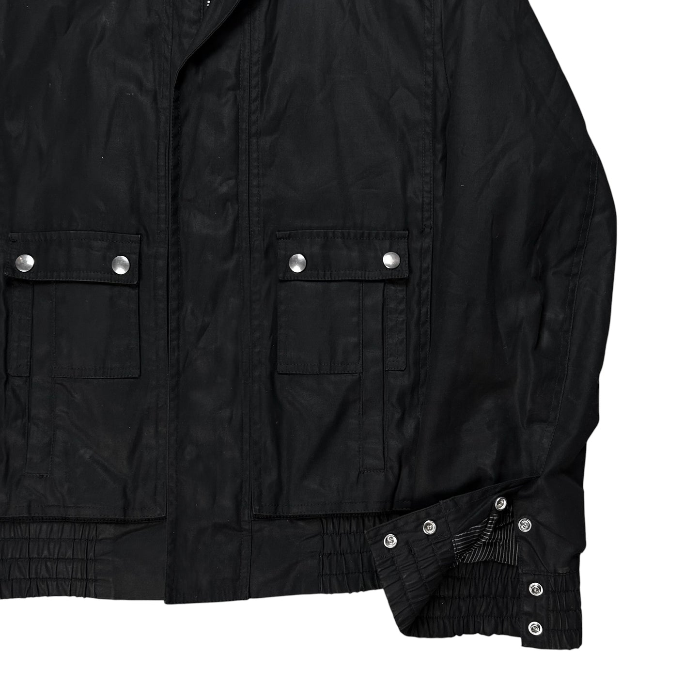 Dior Homme Lumiere Du Nord Coated Cargo Flight Jacket - AW08