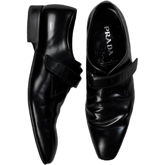 Prada Velcro Monk Strap Derbies