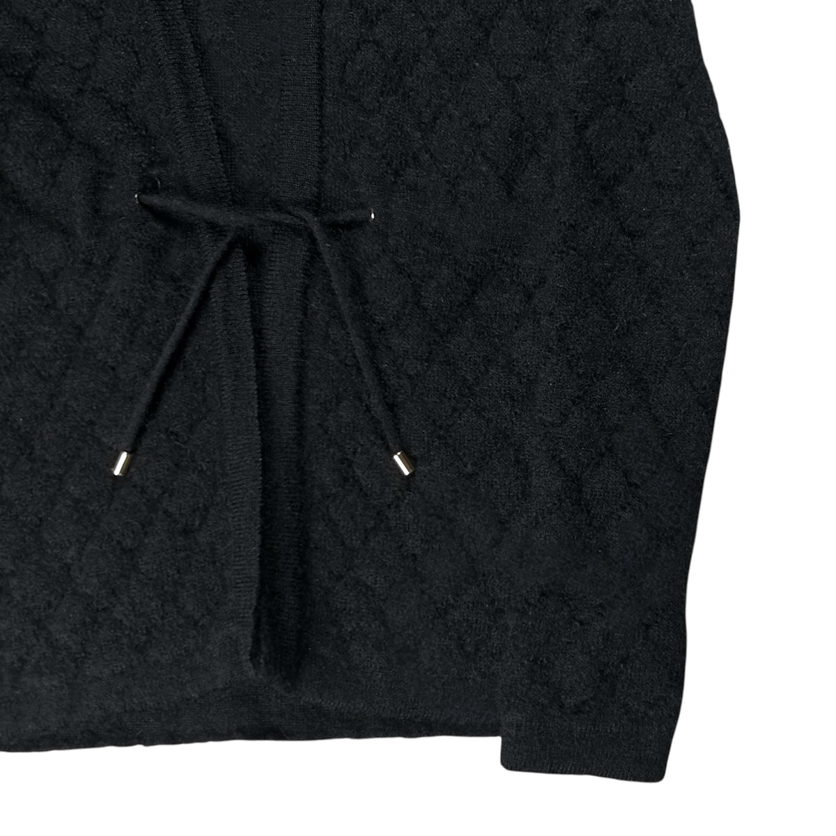 Balmain by Decarnin String Mohair Shoulder Pad Cardigan - AW11