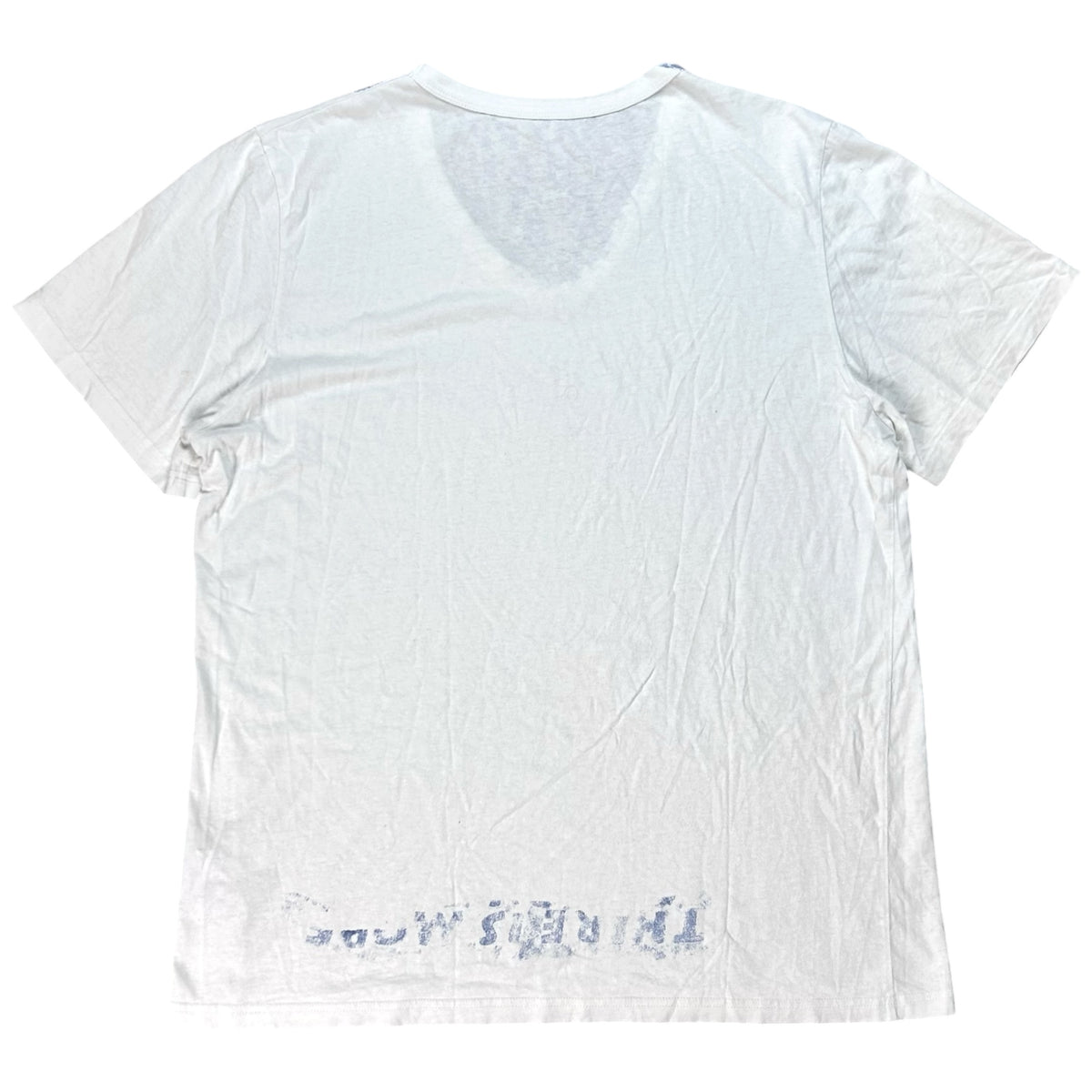 Maison Martin Margiela Aids Awareness V-Neck T-Shirt - SS14