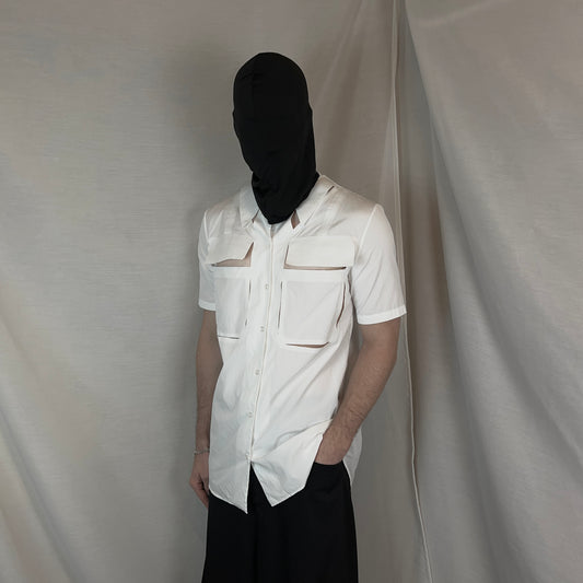 Maison Margiela Cut Out Short Sleeve Shirt - SS19