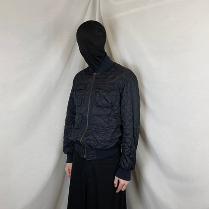 RAF by Raf Simons Quilted Cargo Bomber Jacket - AW05