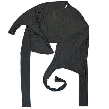 Rick Owens Sphinx Asymmetric Wrap Sweater - AW15
