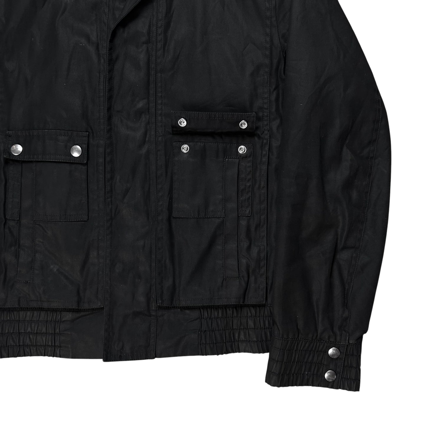 Dior Homme Lumiere Du Nord Coated Cargo Flight Jacket - AW08