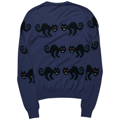 Jil Sander Intarsia Cat Sweater - AW12