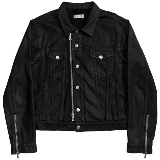 Dries Van Noten Waxed Zip Trucker Jacket - AW14