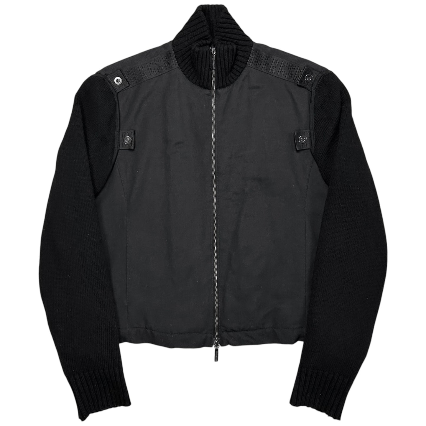 Dirk Bikkembergs Knit Sleeve Attached Jacket