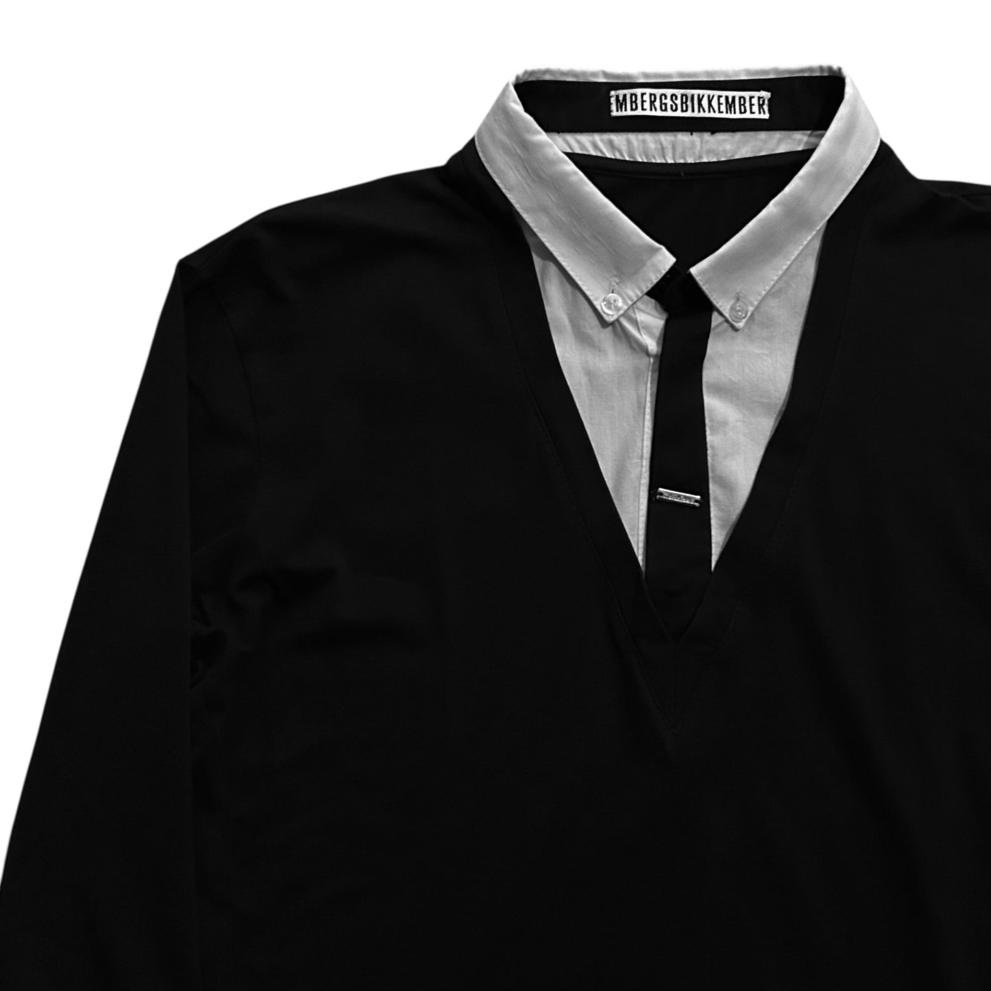 Dirk Bikkembergs Hybrid Button Up Tie Sweater