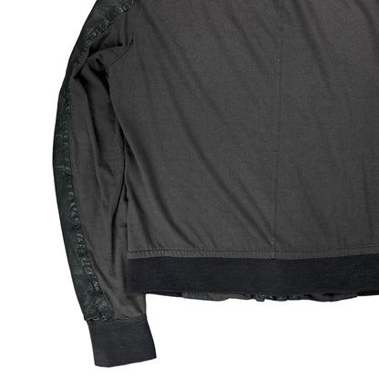 Rick Owens Cropped Hybrid Leather Bomber Jacket