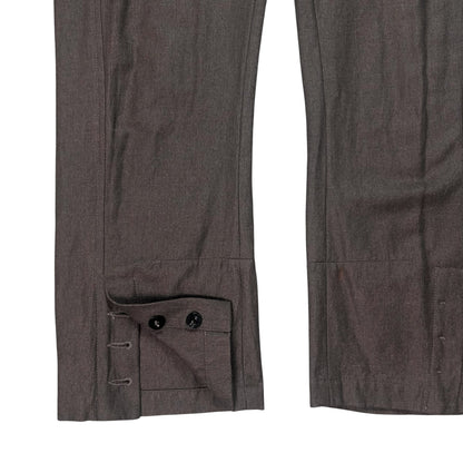 Ann Demeulemeester Hem Button Shorts - AW18