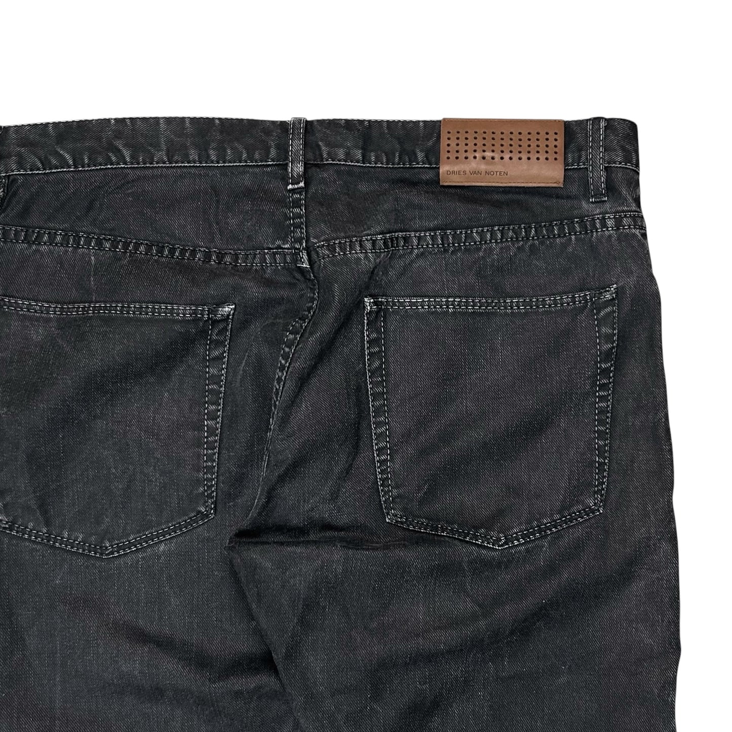 Dries Van Noten Waxed Overdye Jeans