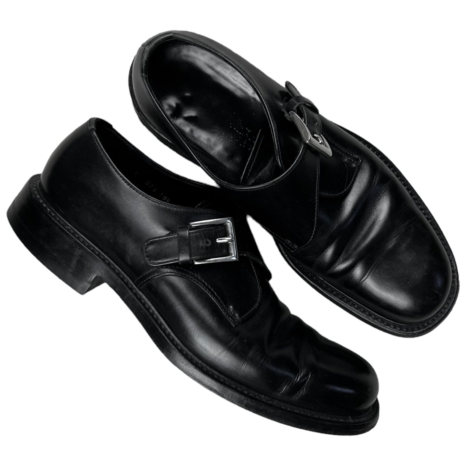 Prada monk strap shoes Clearance