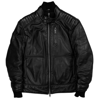 Dirk Bikkembergs Padded Moto Bomber Jacket