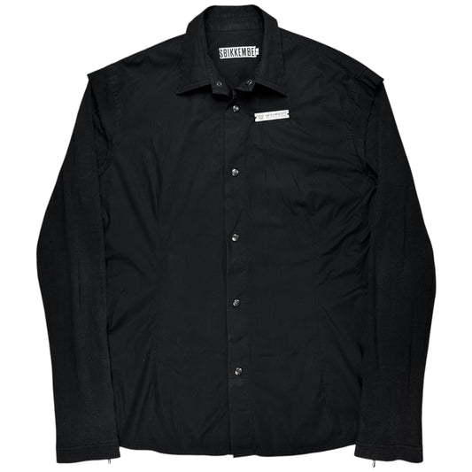 Dirk Bikkembergs Metal Clip Hybrid Shirt