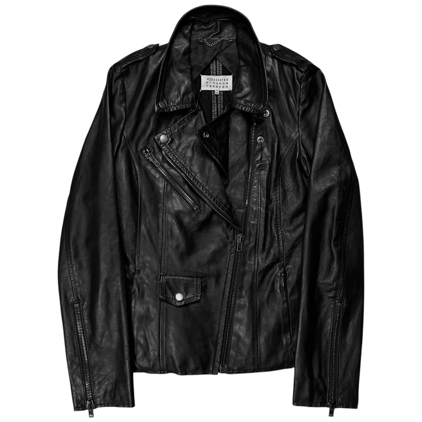 Maison Martin Margiela Perfecto Veal Leather Jacket - AW13