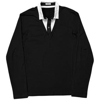 Dirk Bikkembergs Hybrid Button Up Tie Sweater