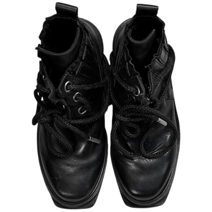 Dirk Bikkembergs Laced Eyelet Metal Heel Boots - AW96