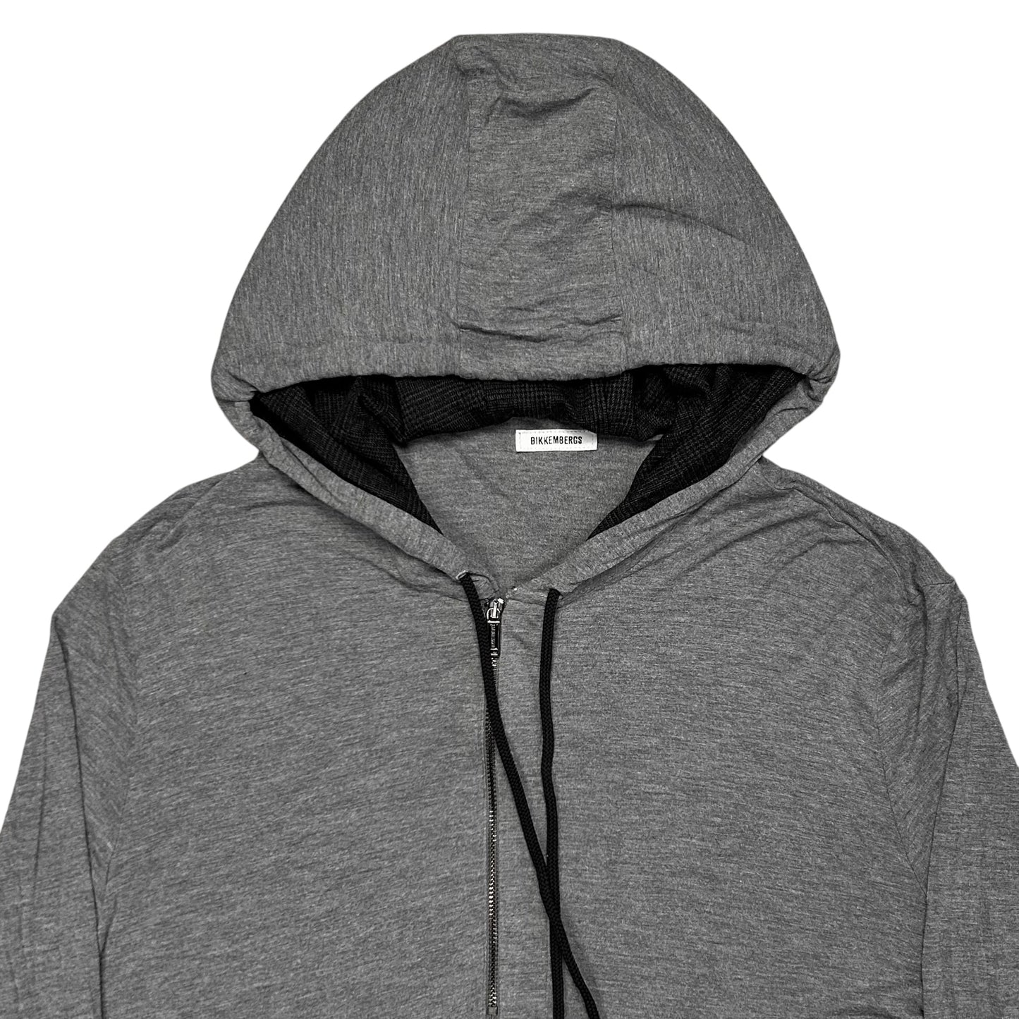 Dirk Bikkembergs Hooded Quarter Zip Rayon Longsleeve