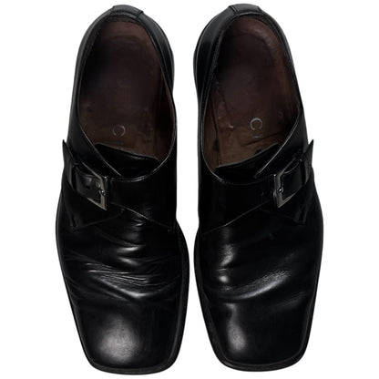 Gucci Square Toe Monk Strap Derbies - SS97