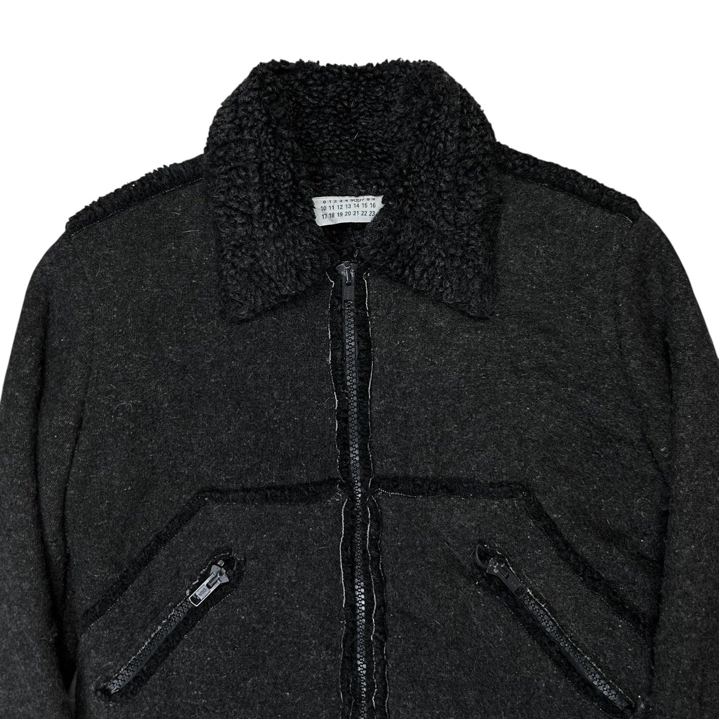 Maison Martin Margiela Sherpa Wool Bomber Jacket - AW08
