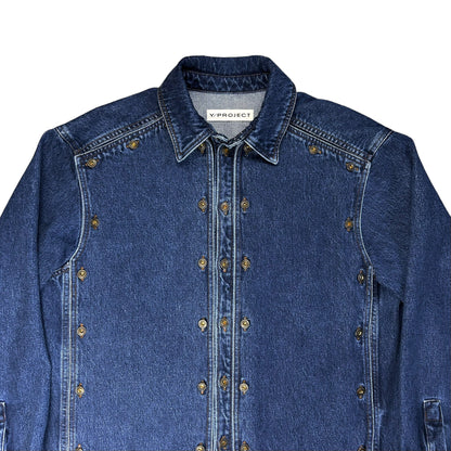 Y/Project Snap Panel Denim Shirt - AW22