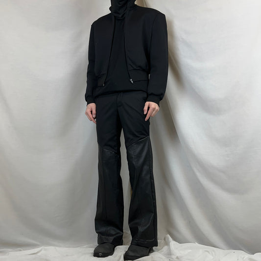 Dior Homme Split Faux Leather Trousers - AW12