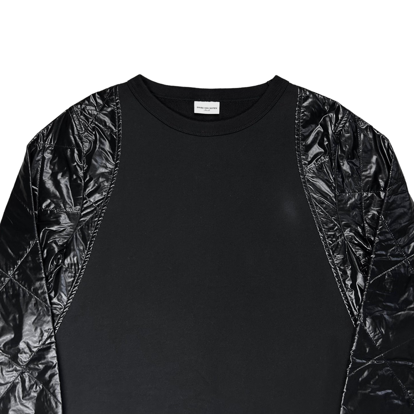 Dries Van Noten Quilted Sleeve Sweater - AW17