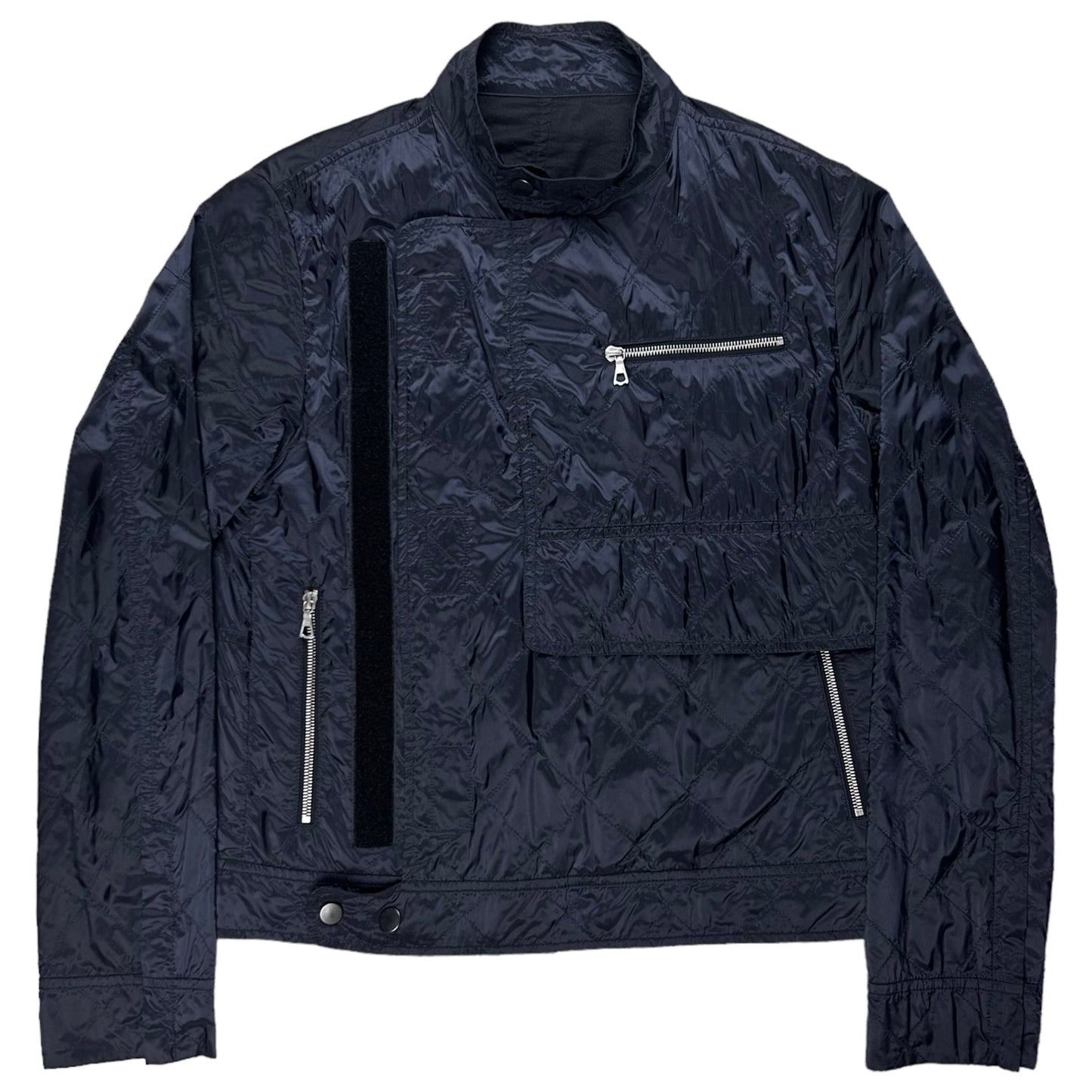 Dries Van Noten Quilted Velcro Work Jacket - SS13