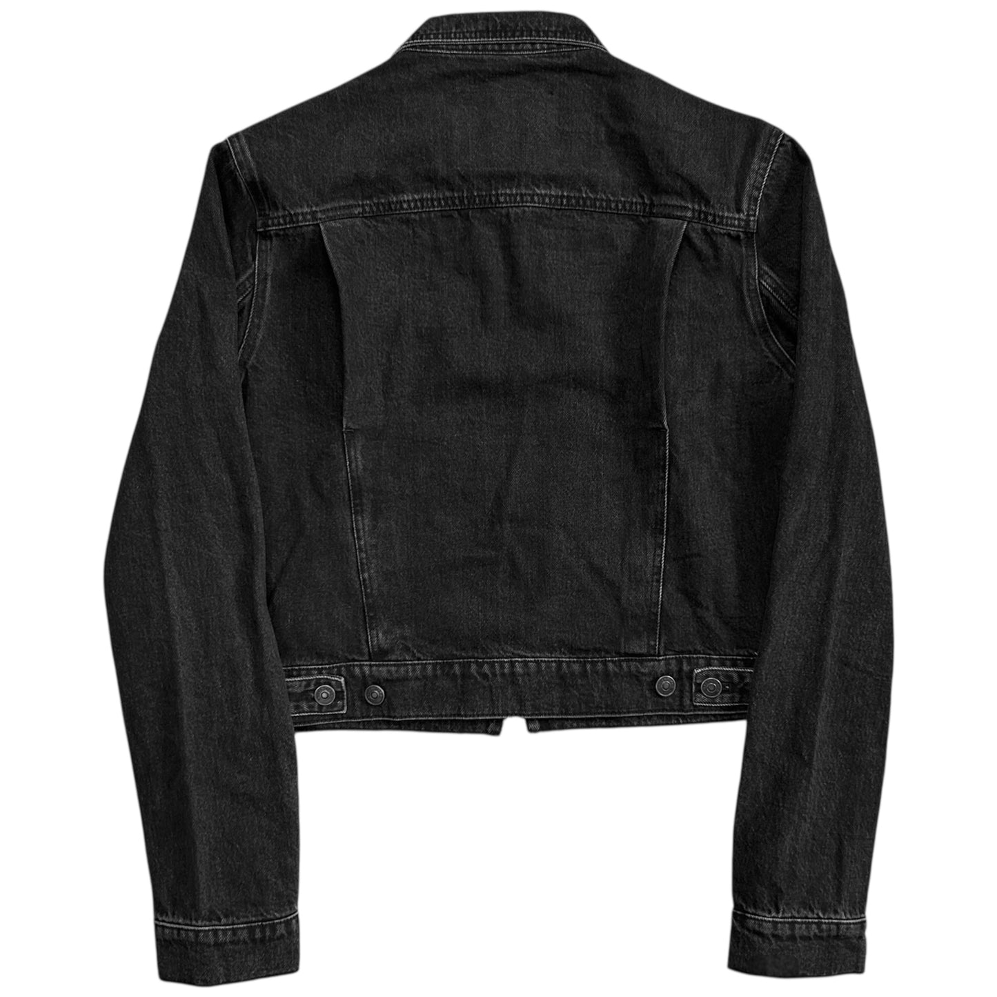 Balenciaga Cropped Zip Denim Jacket - AW16