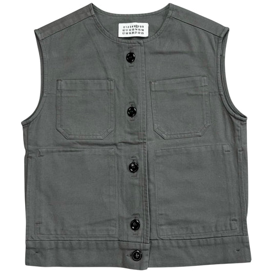 Maison Margiela Cropped Button Work Vest - SS04